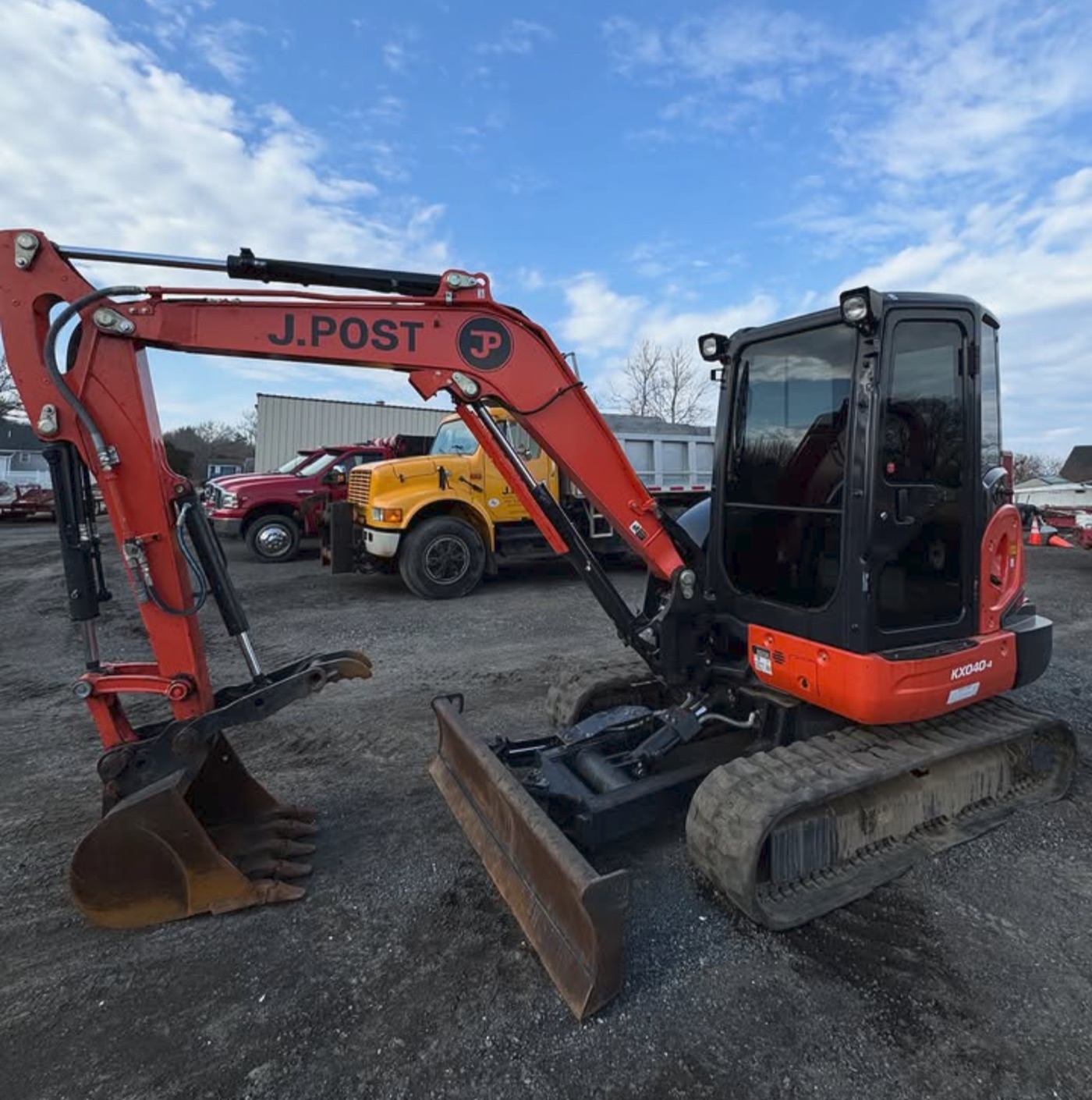 Skid steer cab tint